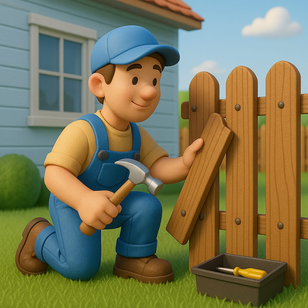 🧱 Fence Installation & Repairs
