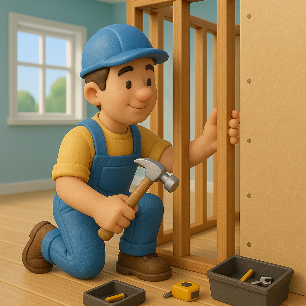 🛠️ Interior Room Partitioning & Remodeling